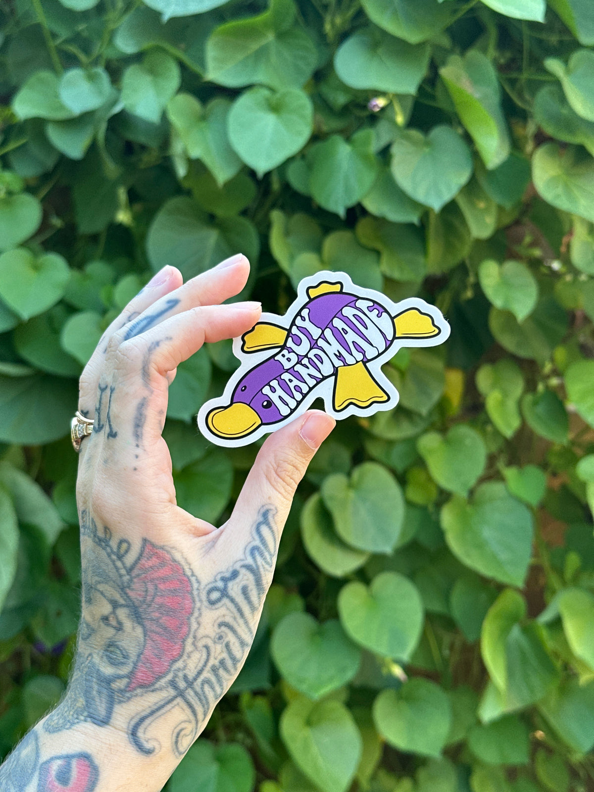 Support Handmade Beanie Platypus