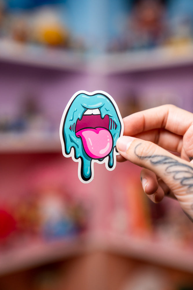 Drippy Mouth Sticker