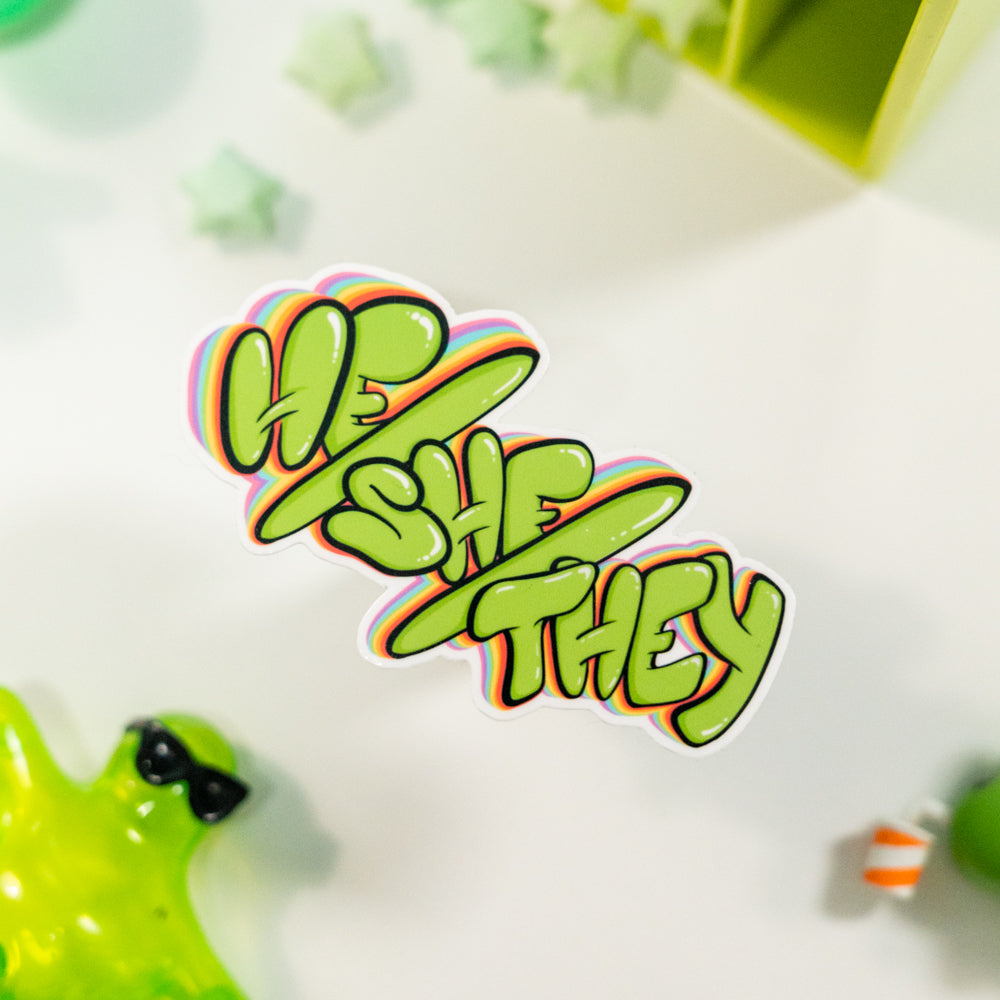 Pronoun Stickers