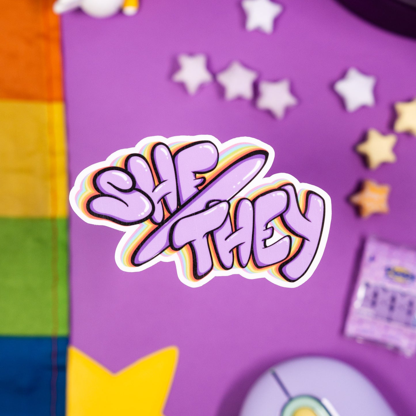 Pronoun Stickers