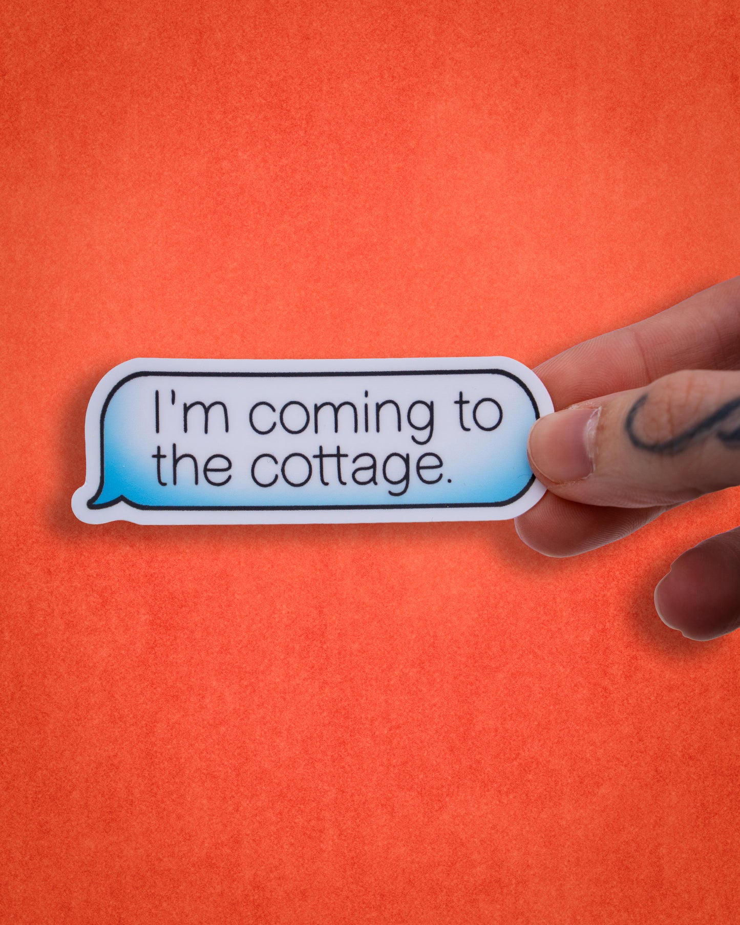 Heated Rivalry I'm Coming To The Cottage Sticker