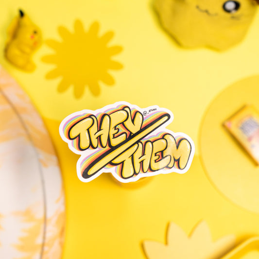 Pronoun Stickers