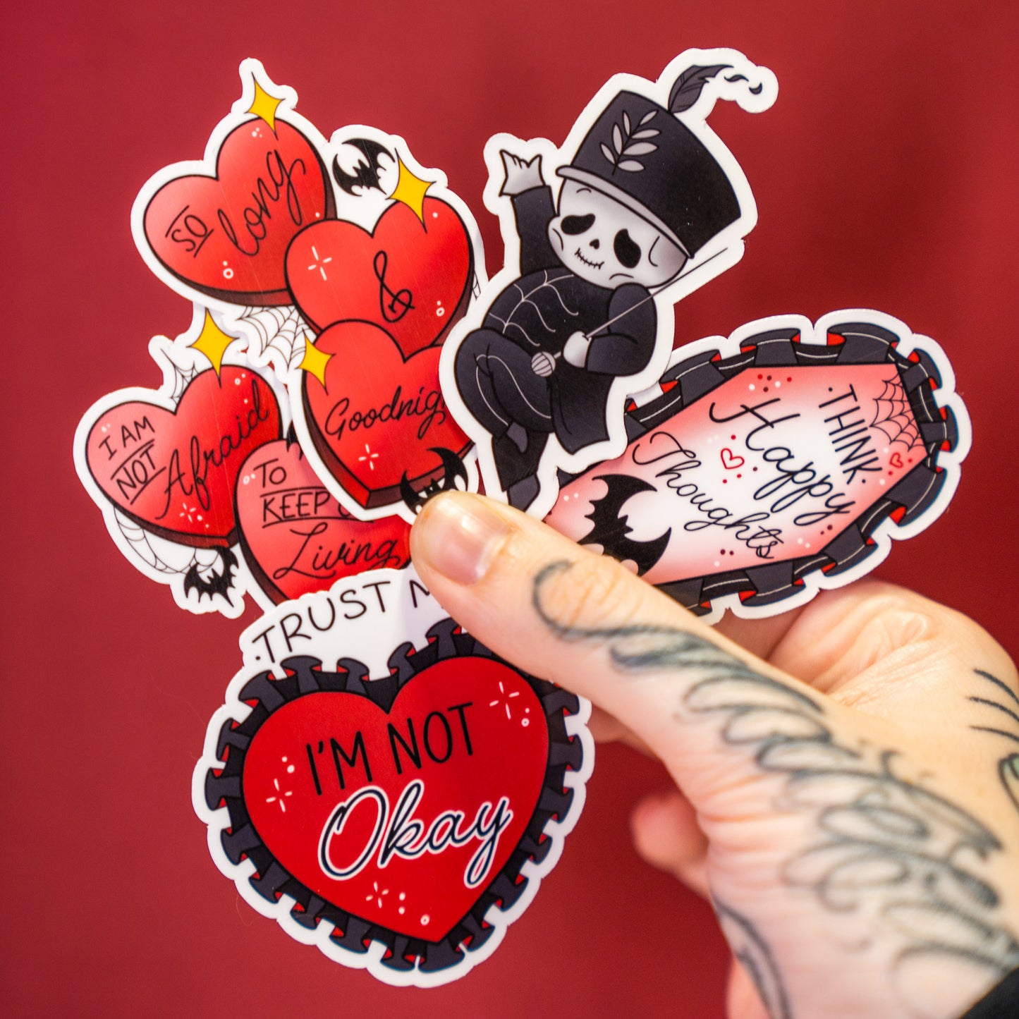 MCR Helena So Long & Goodnight Heart Sticker