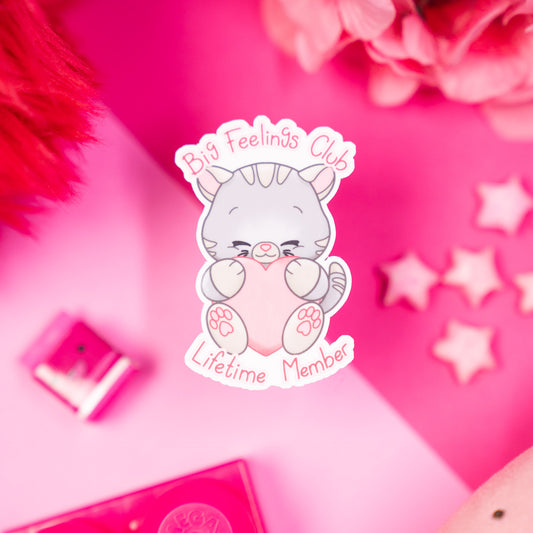 Big Feelings Club Sticker