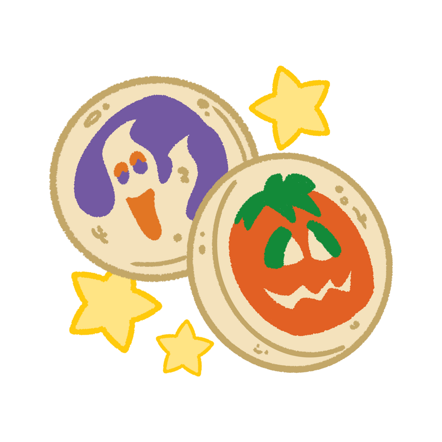 Pilsbury Halloween Cookie Stickers