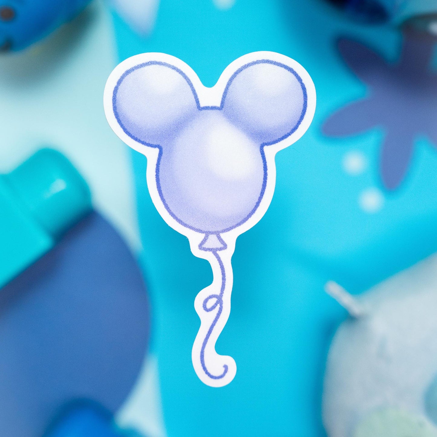 Mickey Balloon Rainbow Sticker Pack