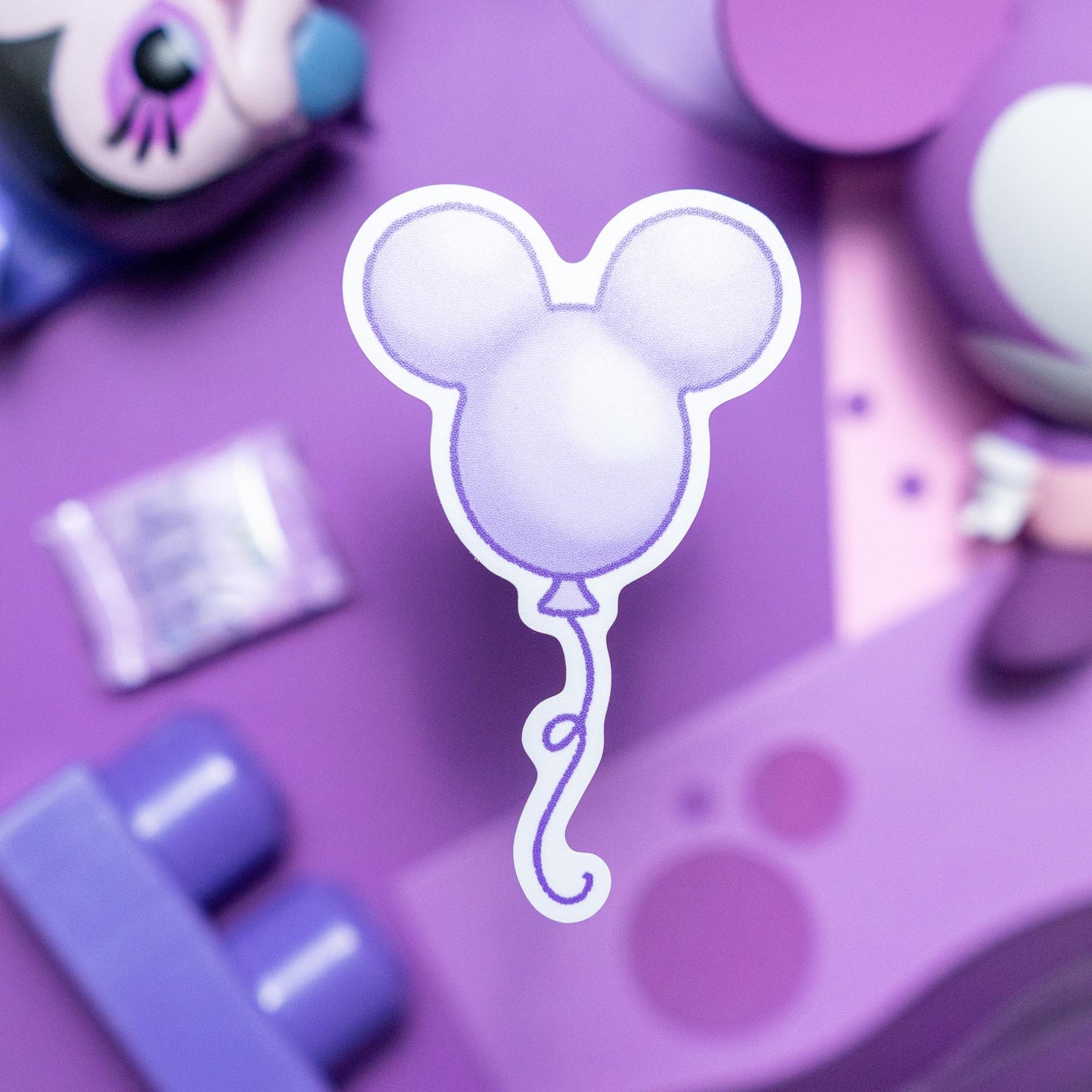 Mickey Balloon Rainbow Sticker Pack