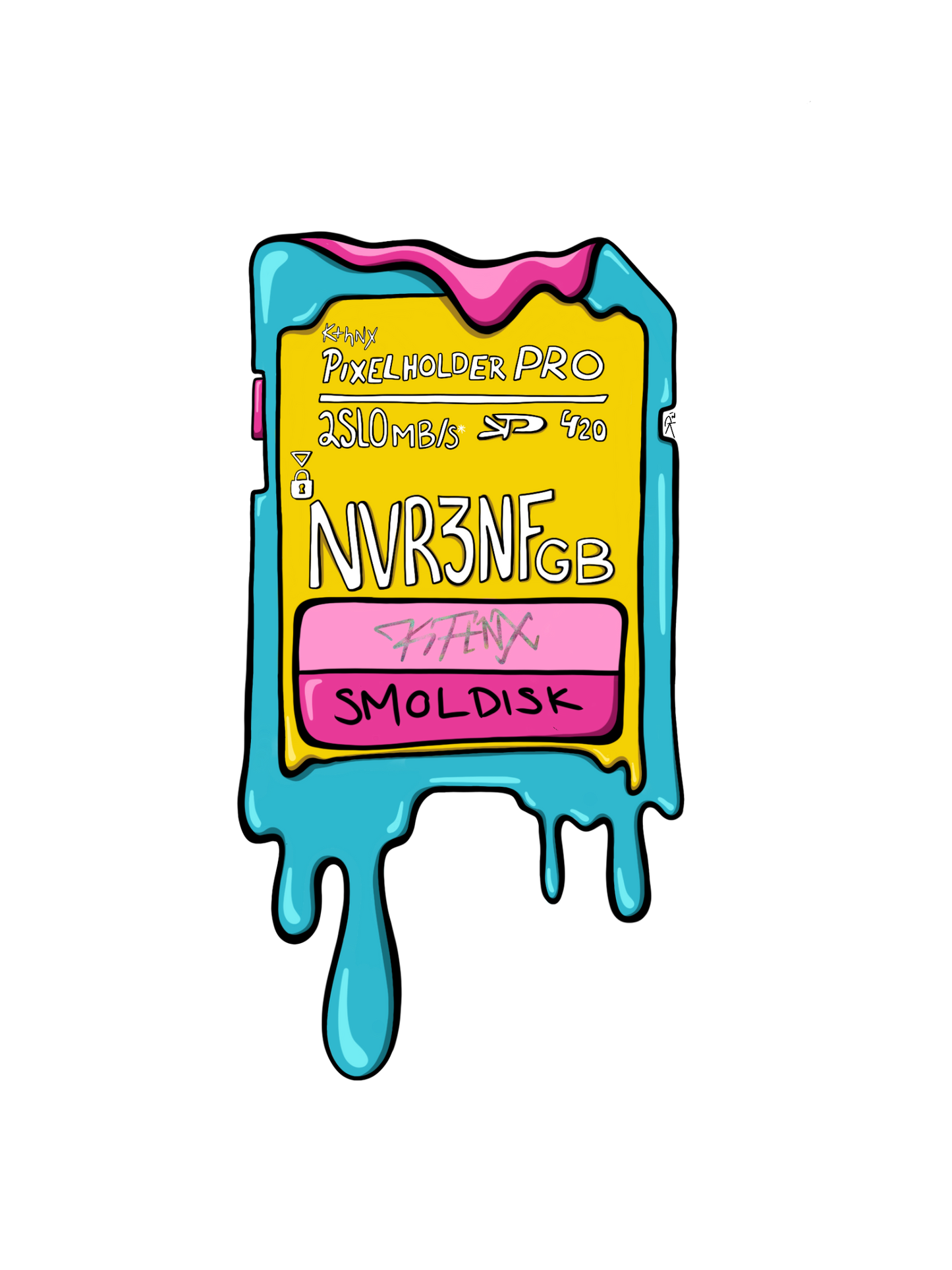 SmolDisk Sticker