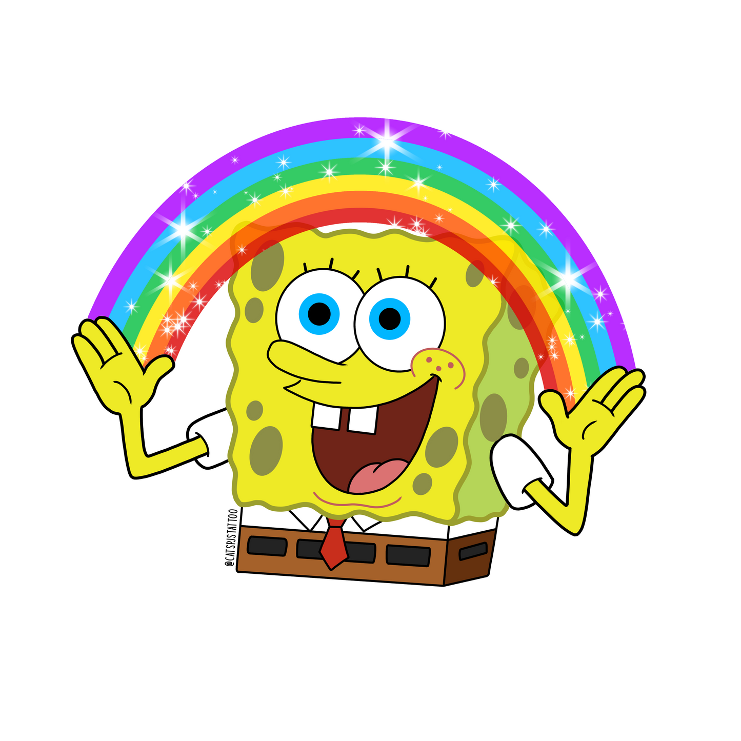 Gay Spongebob Sticker