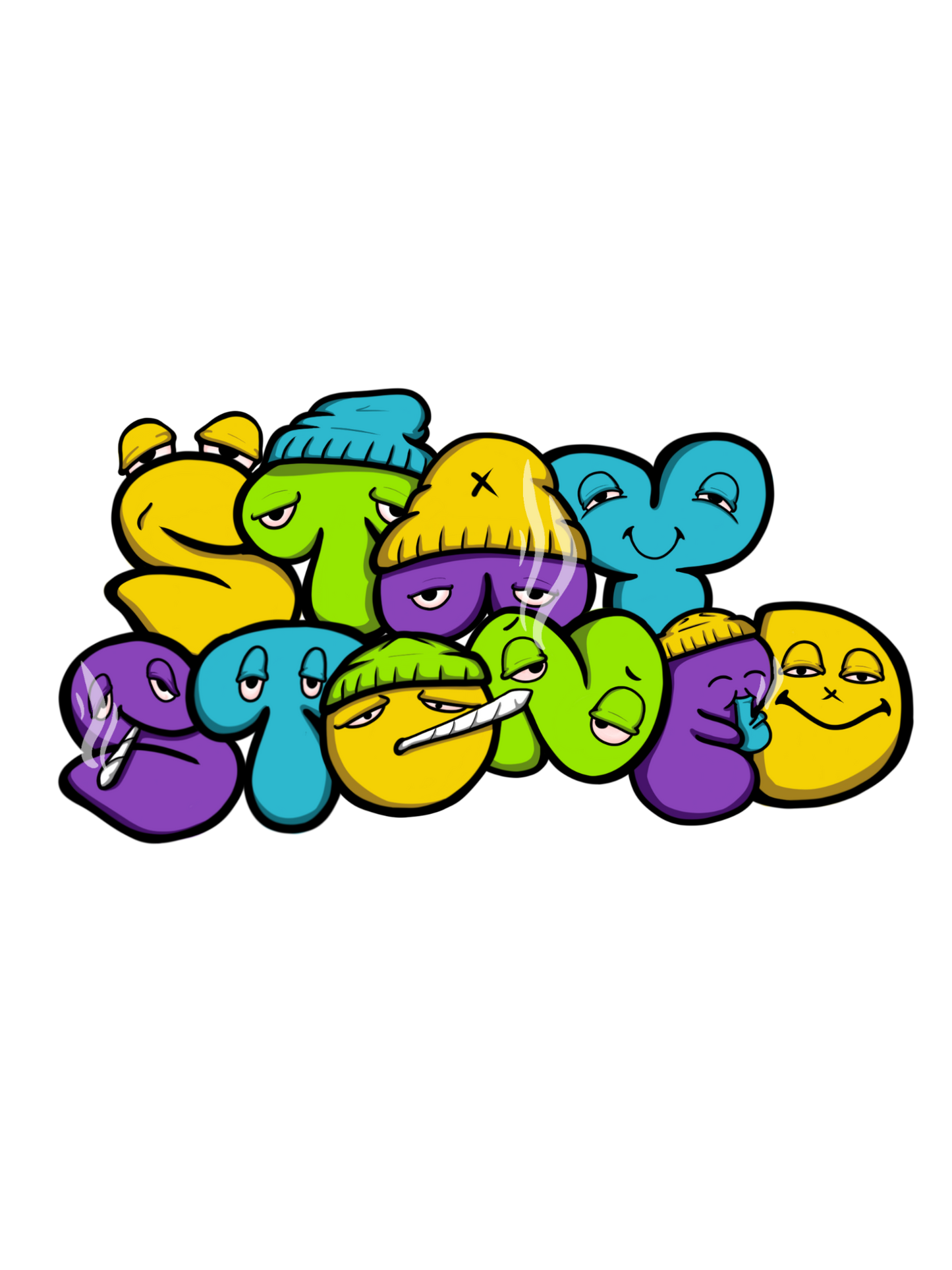 Stay Stoned Sticker