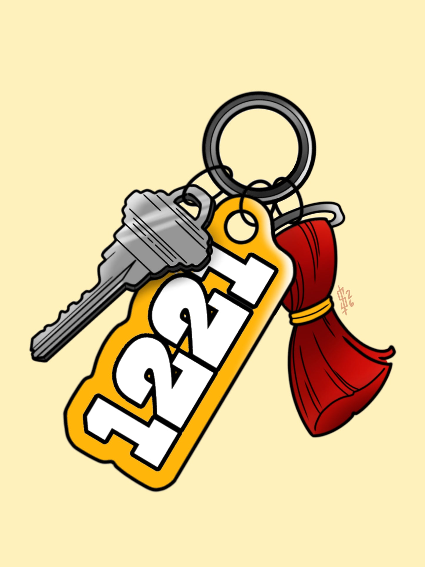 Heated Rivalry 1221 Room Key Art Print