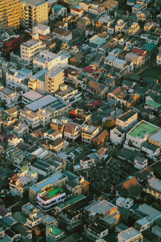 Top Down Tokyo Photo Print