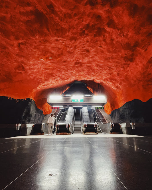 Stockholm Subway System Photo Print