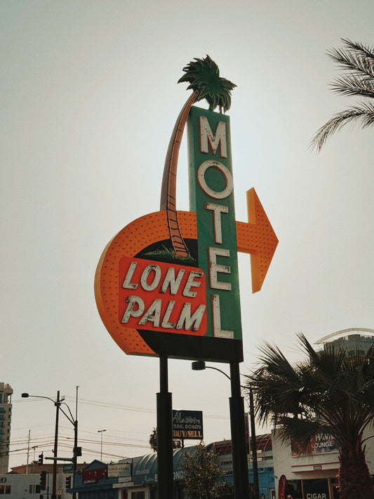 Lone Palm Motel Photo Print