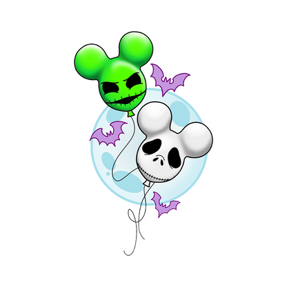 Jack & Oogie Sticker