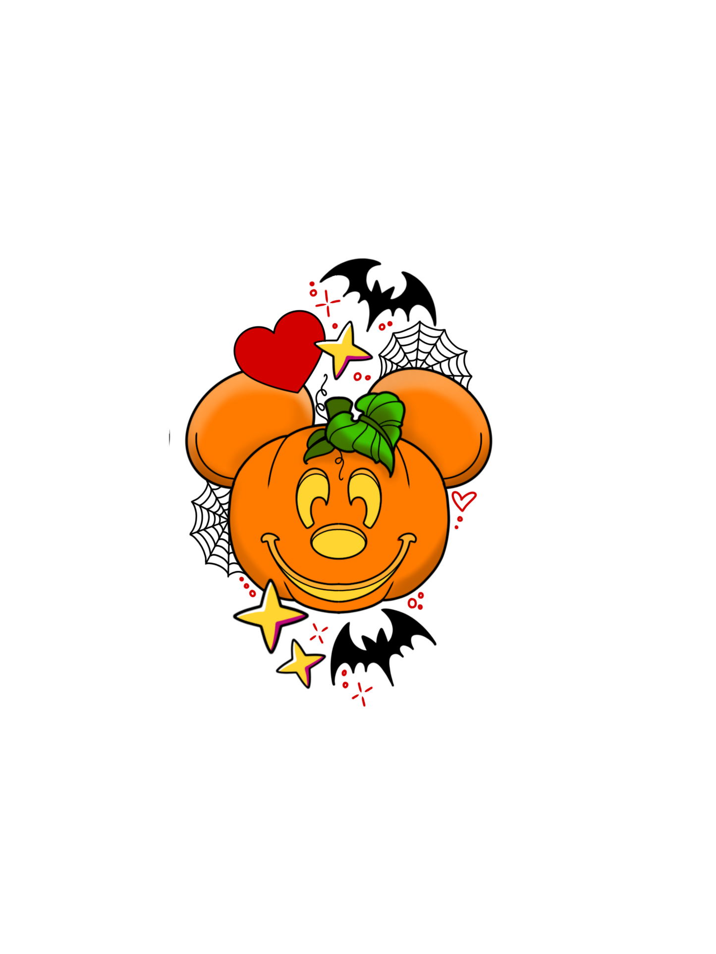 Mickey Pumpkin Sticker