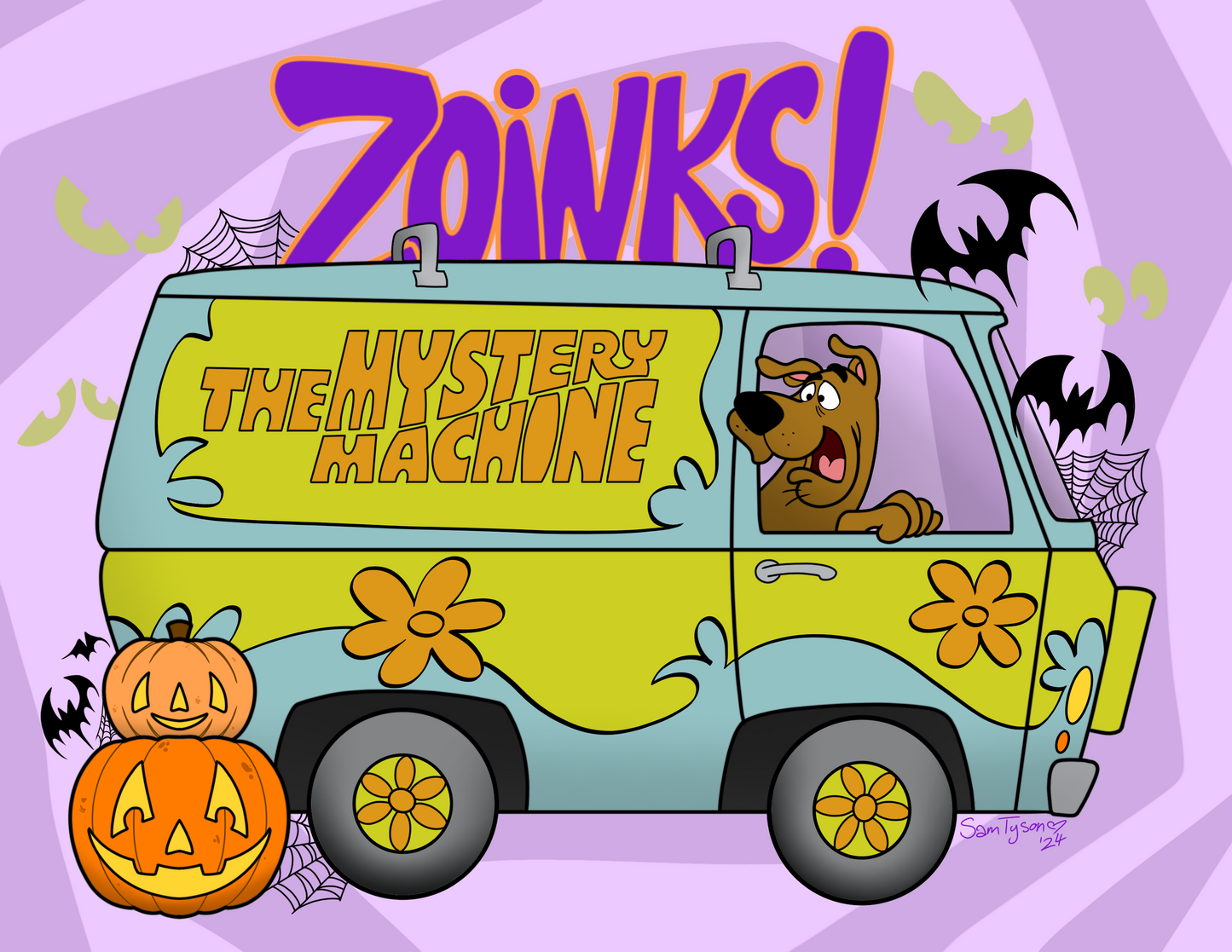 Scooby-Doo Mystery Machine Art Print