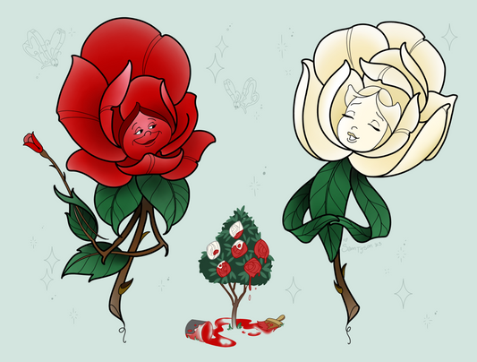 Alice's Roses Art Print