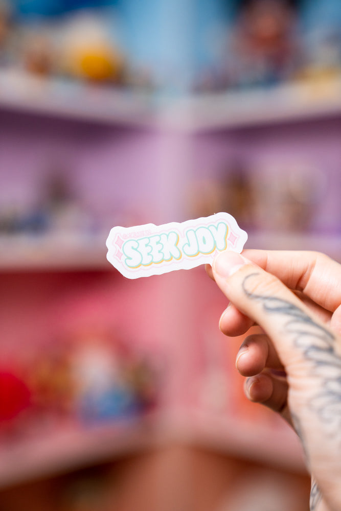 Seek Joy Sticker