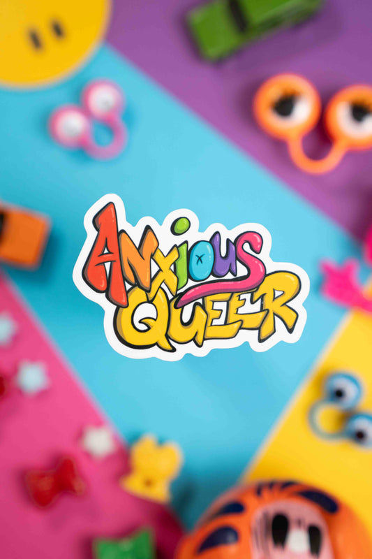 Anxious Queer Sticker