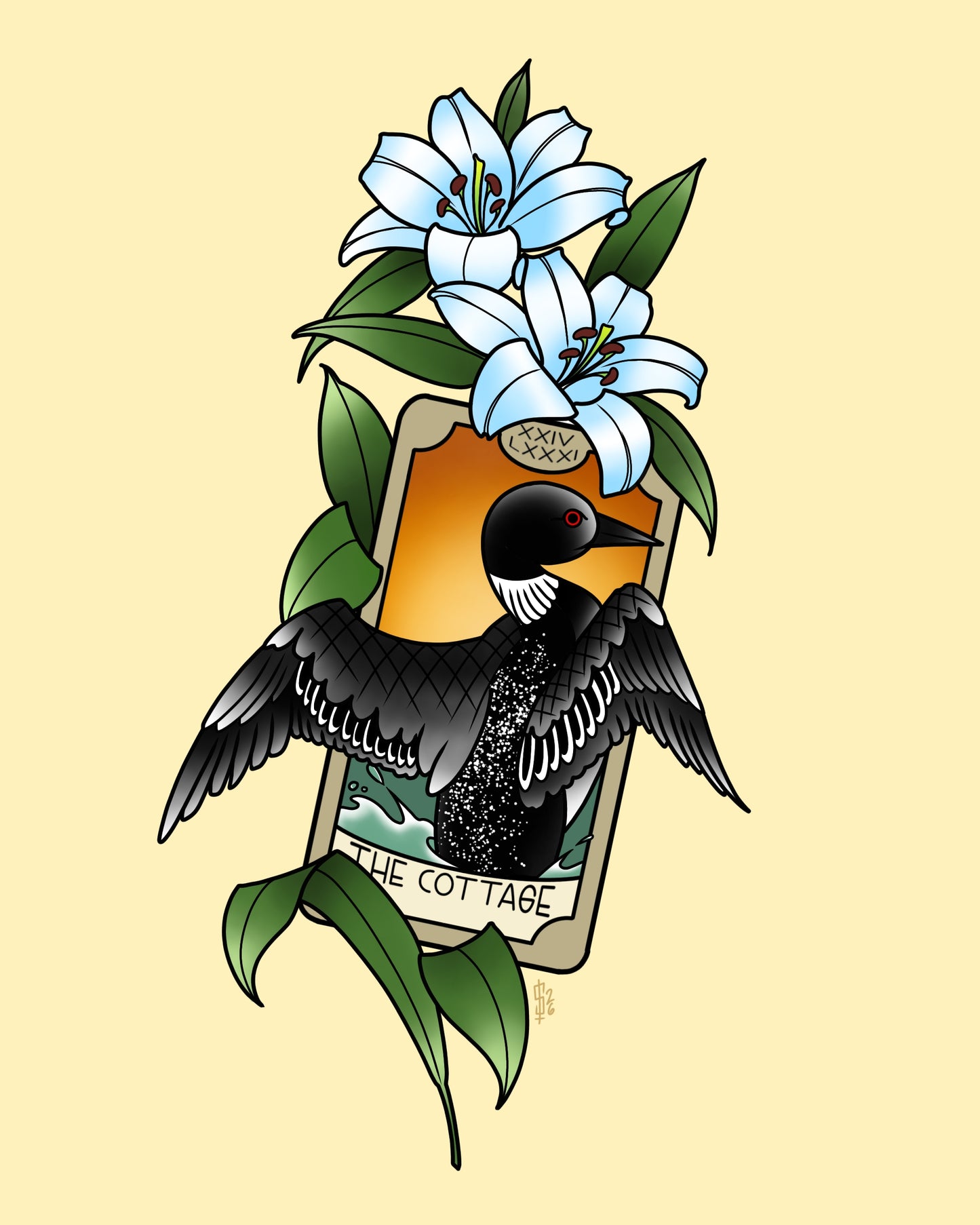 Heated Rivalry The Cottage Tarot Card Art Print