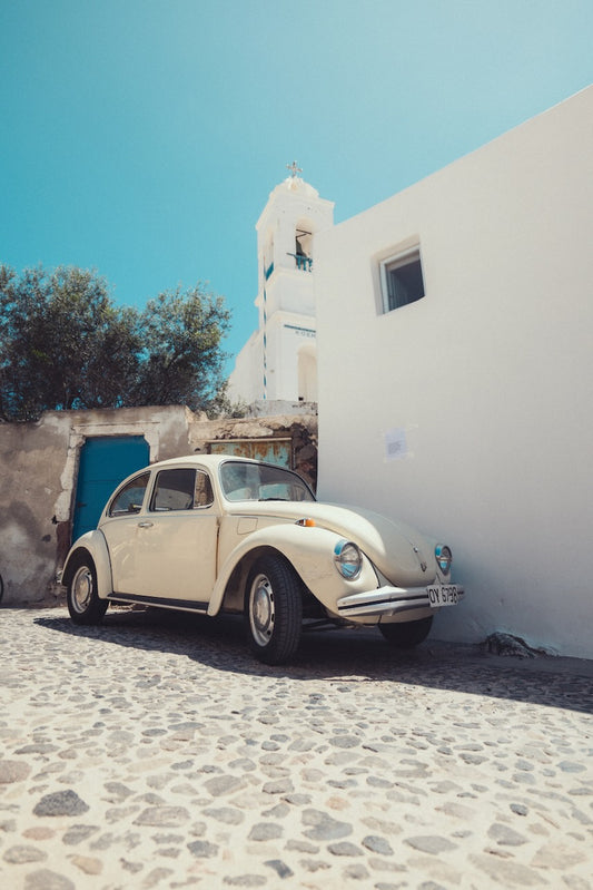 Santorini Beatle Photo Print