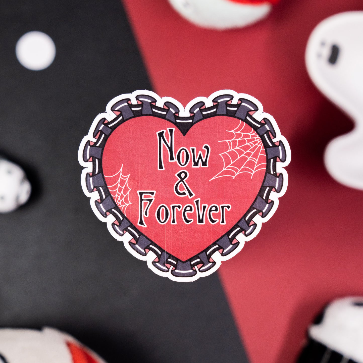 Now & Forever Heart Sticker