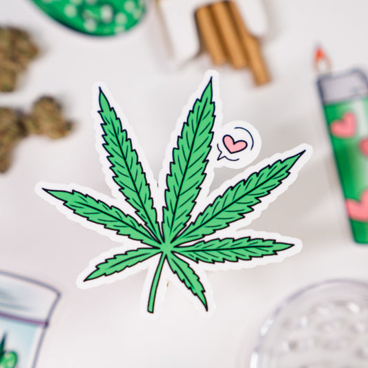 Sweet Leaf Sticker