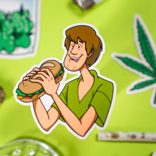 Snacky Shaggy Sticker