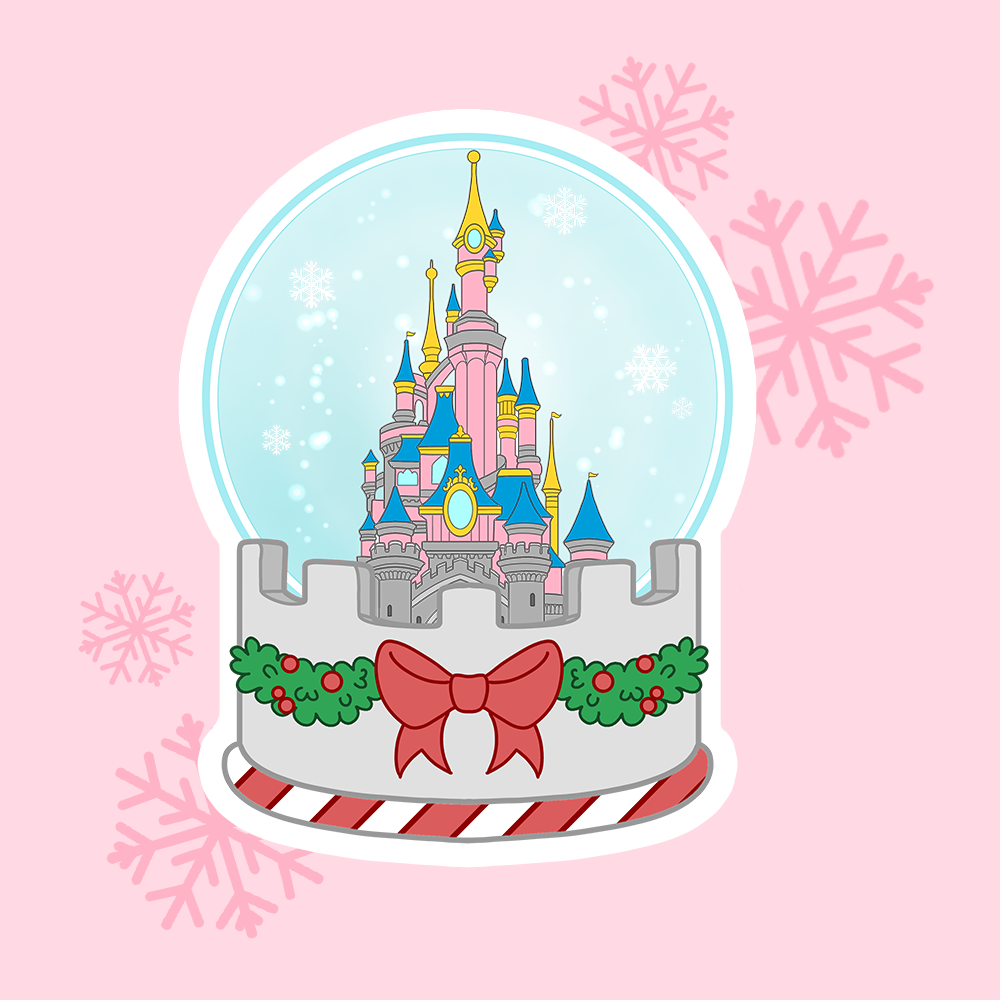 Disney Christmas Castle Sticker